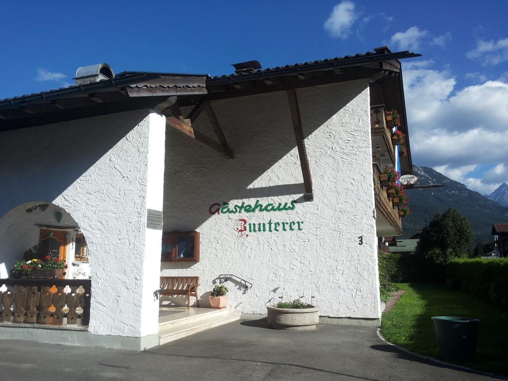 Hotel Gästehaus Zunterer Wallgau Exterior foto