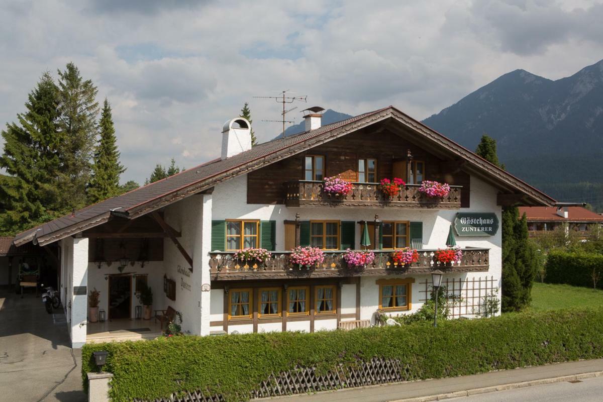 Hotel Gästehaus Zunterer Wallgau Exterior foto